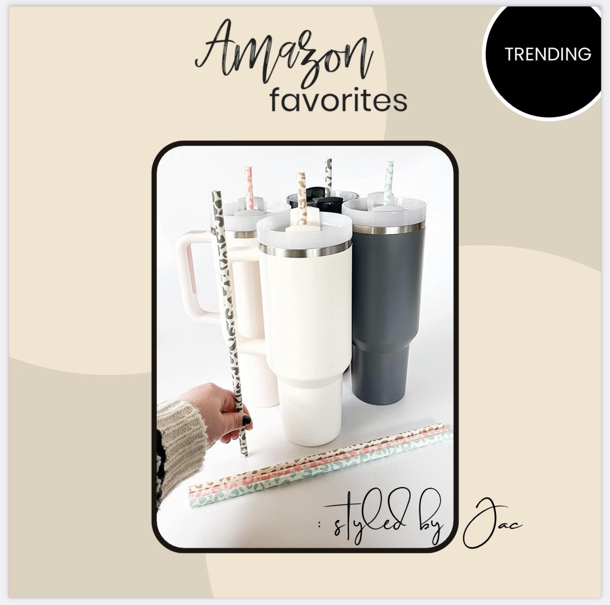 Tumbler Plastic Straws